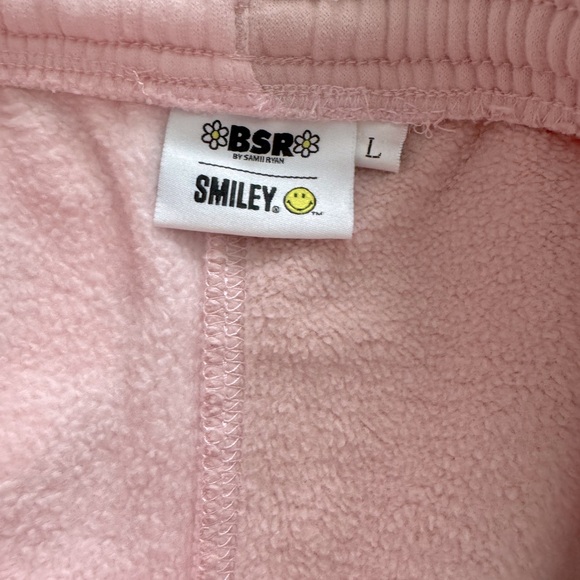 Samii Ryan Smiley by André Time To Smile Pink Color-block Cozy Jogger Size L - Picture 10 of 14
